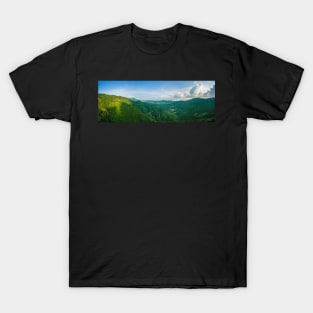 Aerial view of jungle mountains at Ko Samui island T-Shirt